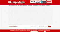 Desktop Screenshot of nibelungen-kurier.de
